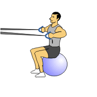 resistance band row 1