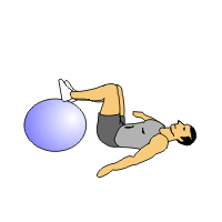 Swiss Ball Hip Extension