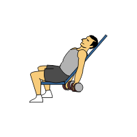 rotating palms incline bicep curl